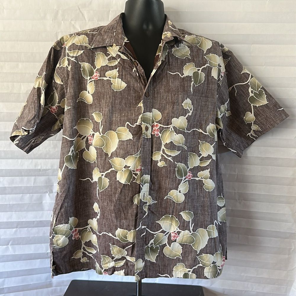 Cooke Street Honolulu Men’s Vintage Hawaiian Shirt Size XL Floral Aloha